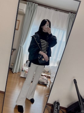 「classicalelf（クラシカルエルフ）のアイテム（マウンテンパーカー）」を使った、SHIHOさん（レディース・166cm）の春コーディネート