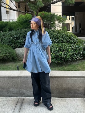 「アイテム（ワンピース）」を使った、キヨさん（レディース・163cm）の秋コーディネート