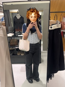 「アイテム（その他トップス）」を使った、キヨさん（レディース・163cm）の秋コーディネート