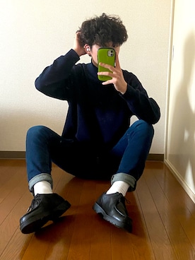 「アイテム（その他トップス）」を使った、あひるの歌さん（メンズ・182cm・20代）の秋コーディネート
