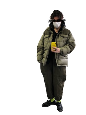 「nanamica（ナナミカ）のアイテム（ジャケット/アウター）」を使った、1980さん（メンズ・185cm）の冬コーディネート