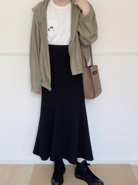 「ハイカット」｜みさわたさん（レディース・154cm）の春コーディネート