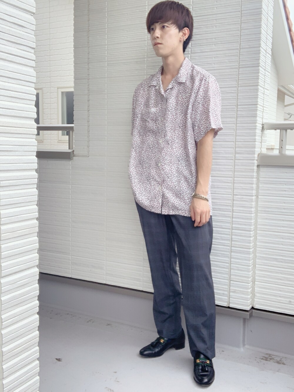 「夏コーデ、オーバーサイズ、ootd、リラックススタイル、いいね、save、フォローお願いします🤑」｜「Supreme のアイテム（シャツ/ブラウス、ピンク系）」を使った、たかさん（メンズ・172cm）の夏コーディネートの1枚目の写真