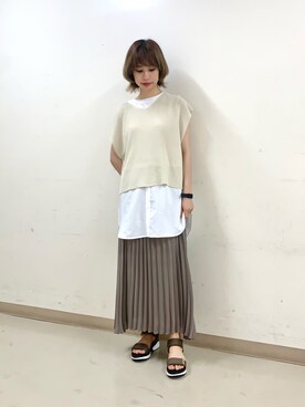momoさん（レディース・155cm）の夏コーディネート