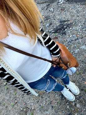 「アイテム（雑貨/ホビー、グレー系）」を使った、ya-maさん（レディース・147cm）の秋コーディネート