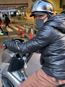「アイテム（その他、シルバー系）」を使った、Wataru Komineさん（メンズ・178cm）の冬コーディネート