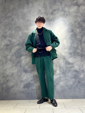 「ドルマン」｜「アイテム（ジャケット/アウター）」を使った、hayatoさん（メンズ・180cm）の秋コーディネート