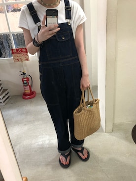 「本業は大学生」｜haaさん（レディース・163cm）の夏コーディネート