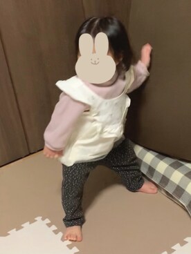 もりりさん（キッズ・70cm）の春コーディネート