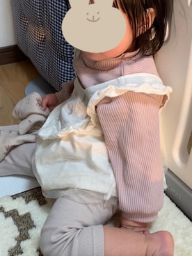 もりりさん（キッズ・70cm）の春コーディネート