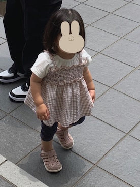 もりりさん（キッズ・80cm）の秋コーディネート