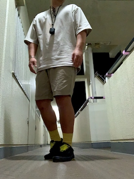 「アイテム（シューズ）」を使った、manmosuさん（メンズ・175cm・20代）の夏コーディネート