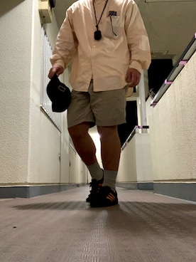 「アイテム（シューズ）」を使った、manmosuさん（メンズ・175cm・20代）の夏コーディネート