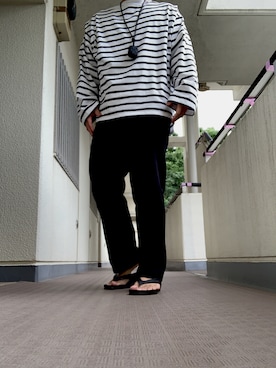 「アイテム（シューズ）」を使った、manmosuさん（メンズ・175cm・20代）の夏コーディネート