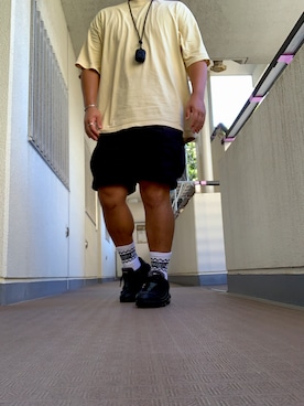 「アイテム（シューズ）」を使った、manmosuさん（メンズ・175cm・20代）の夏コーディネート