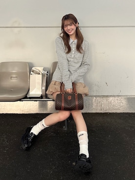 「Heather（ヘザー）のアイテム」を使った、nonoさん（レディース・162cm）の秋コーディネート