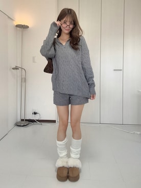 「GRL（グレイル）のアイテム（トップス）」を使った、nonoさん（レディース・162cm）の秋コーディネート