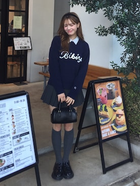 「Bibiy.（ビビィ）のアイテム」を使った、nonoさん（レディース・162cm）の秋コーディネート