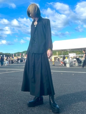 「アイテム（トップス）」を使った、NO NAMEさん（メンズ・176cm）の夏コーディネート