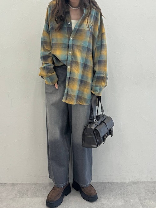 セール】【2024FW】オーバーダイストレートデニム（デニムパンツ