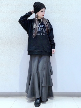 「Six M（シックスエム）のアイテム（アクセサリー）」を使った、SHIZUKA❁⃘*.ﾟさん（レディース・160cm）の秋コーディネート