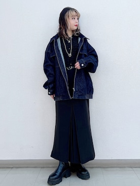 「PBLIM（ページボーイリム）のアイテム（アクセサリー）」を使った、SHIZUKA❁⃘*.ﾟさん（レディース・160cm）の冬コーディネート