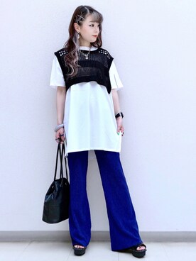 SHIZUKA❁⃘*.゚さん(レディース・160cm)の夏コーディネート