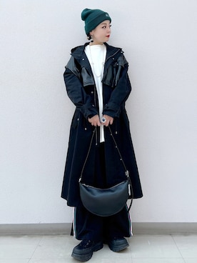 「PAGEBOY（ページボーイ）のアイテム（モッズコート）」を使った、SHIZUKA❁⃘*.ﾟさん（レディース・160cm）の冬コーディネート