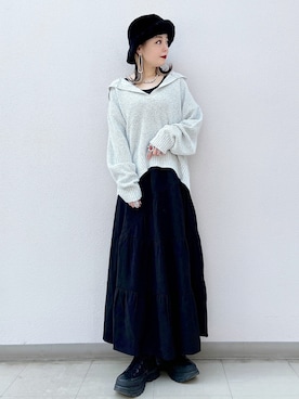 「JEANASIS（ジーナシス）のアイテム（その他シューズ）」を使った、SHIZUKA❁⃘*.ﾟさん（レディース・160cm）の冬コーディネート