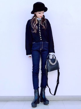 SHIZUKA❁⃘*.゚さん(レディース・160cm)の秋コーディネート