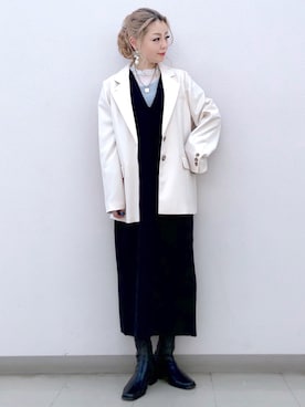 SHIZUKA❁⃘*.゚さん(レディース・160cm)の冬コーディネート