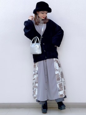 SHIZUKA❁⃘*.ﾟさん（レディース・160cm）の冬コーディネート