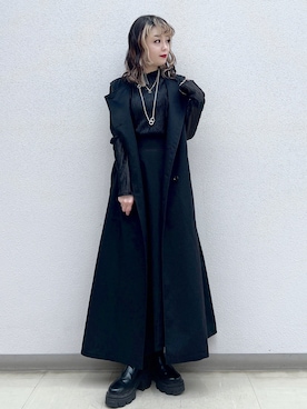 「PBLIM（ページボーイリム）のアイテム（アクセサリー）」を使った、SHIZUKA❁⃘*.ﾟさん（レディース・160cm）の冬コーディネート