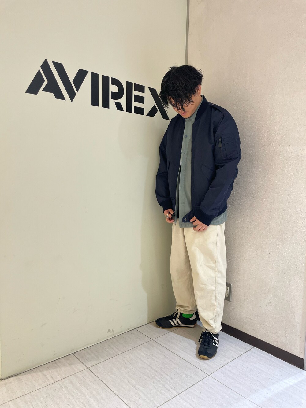 アヴィレックス L-2B 星条旗 フライトジャケット ブルゾン 2XL BIG AVIREX アビレックス ジャケット メンズ 50 イヤーズ ウォッシュ