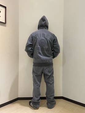 「AVIREX（アヴィレックス）のアイテム（キャップ）」を使った、Yu OTSUKAさん（メンズ・176cm）の冬コーディネート