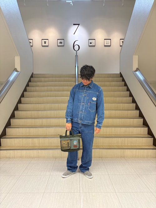 《直営店限定》DOUBLE KNEE DENIM PANTS / ダブルニー デニムパンツ / AVIREX / アヴィレックス