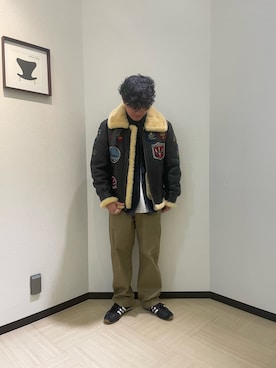 「TOPGUN」｜Yu OTSUKAさん（メンズ・176cm）の冬コーディネート