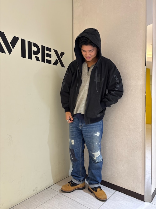 A.A.R.C》HALF ZIP SWEAT / エアレーシングクラブ ハーフジップ