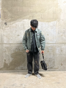 「アイテム（トップス）」を使った、Yu OTSUKAさん（メンズ・176cm）の夏コーディネート