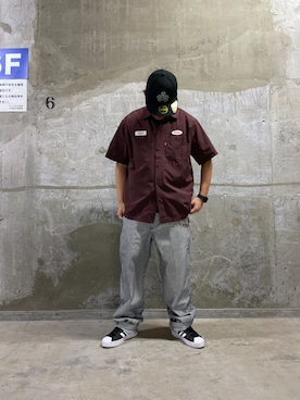 「アイテム（チノパンツ、その他）」を使った、Yu OTSUKAさん（メンズ・176cm）の春コーディネート