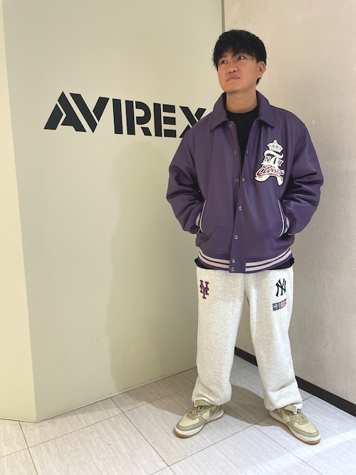 《COLLECTION》VARSITY JACKET CROWN LOGO / バーシティ ジャケット クラウンロゴ / AVIREX / アヴィレックス