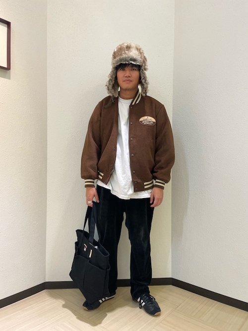 WOOL MOSSA VARSITY JACKET / ウールモッサ バーシティ ジャケット / AVIREX / アヴィレックス