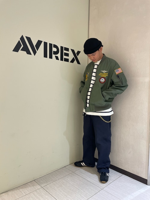 AVIREX ma1 ma-1 L-2 BLUE ANGELS F-14 MA1 メンズ レディース
