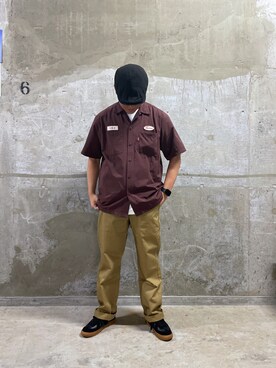 「いまどきジャケット写真」｜「アイテム（ハンチング/ベレー帽）」を使った、Yu OTSUKAさん（メンズ・176cm）の春コーディネート