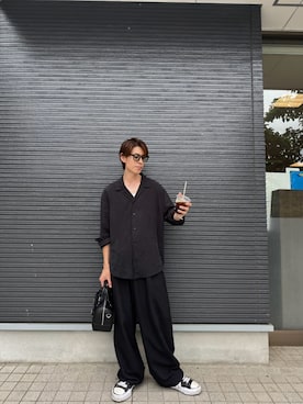 「MIHARAYASUHIRO（ミハラヤスヒロ）のアイテム」を使った、橘高大和さん（メンズ・172cm）の夏コーディネート