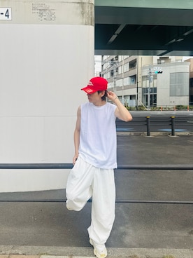 「JOHN'S CLOSET（ジョンズクローゼット）のアイテム」を使った、橘高大和さん（メンズ・172cm）の夏コーディネート