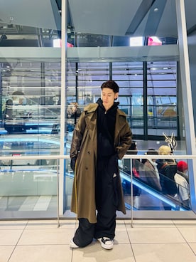 「IL BISONTE（イルビゾンテ）のアイテム」を使った、橘高大和さん（メンズ・172cm）の冬コーディネート