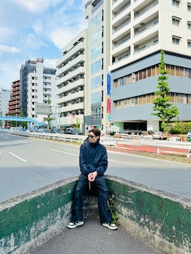 「AIR JORDAN（エアジョーダン）のアイテム」を使った、橘高大和さん（メンズ・172cm）の春コーディネート