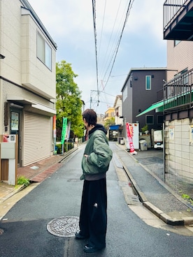 「MASONPRINCE（メイソンプリンス）のアイテム」を使った、橘高大和さん（メンズ・172cm）の春コーディネート