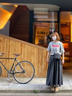 「リーバイス」｜mさん（レディース・164cm）の夏コーディネート